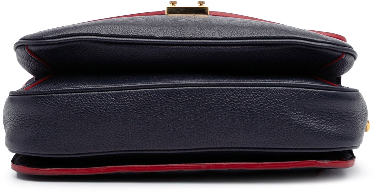 Louis Vuitton Monogram Empreinte Pochette Metis Blauw