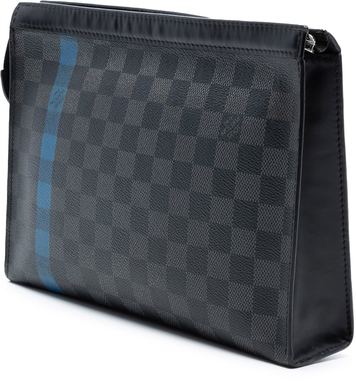 Louis Vuitton Damier Graphite Stripe Pochette Voyage MM Zwart