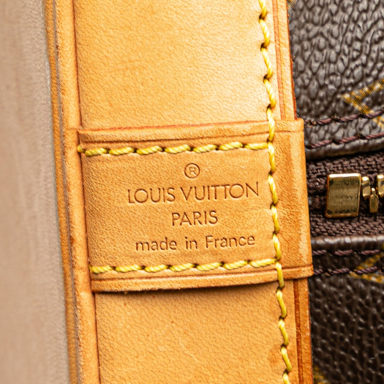 Louis Vuitton Monogram Alma PM Bruin