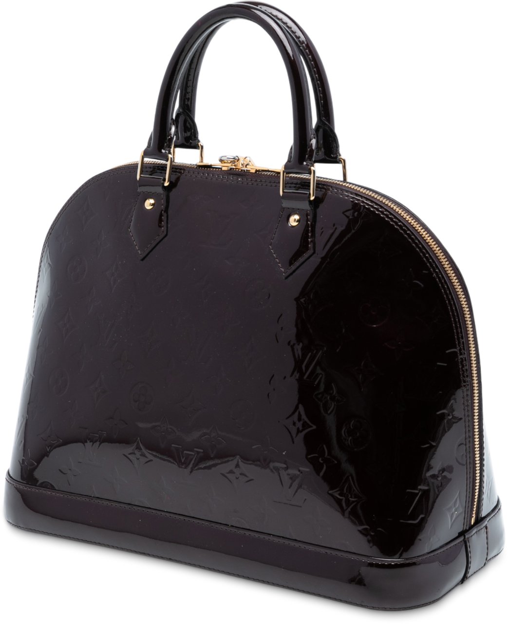 Louis Vuitton Monogram Vernis Alma MM Paars