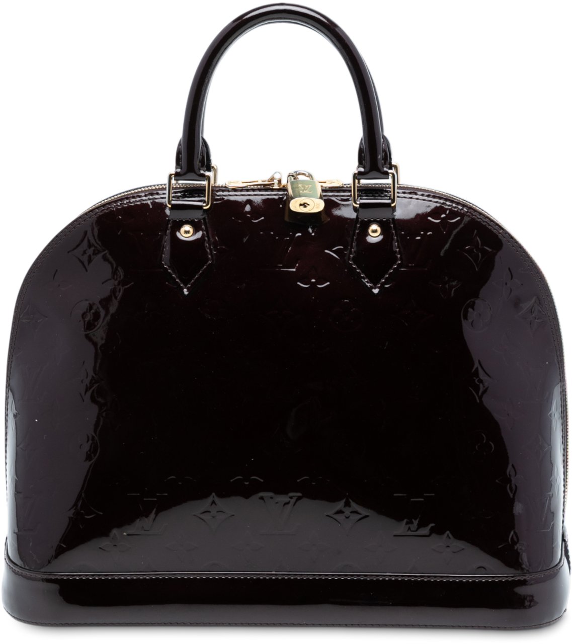 Louis Vuitton Monogram Vernis Alma MM Paars