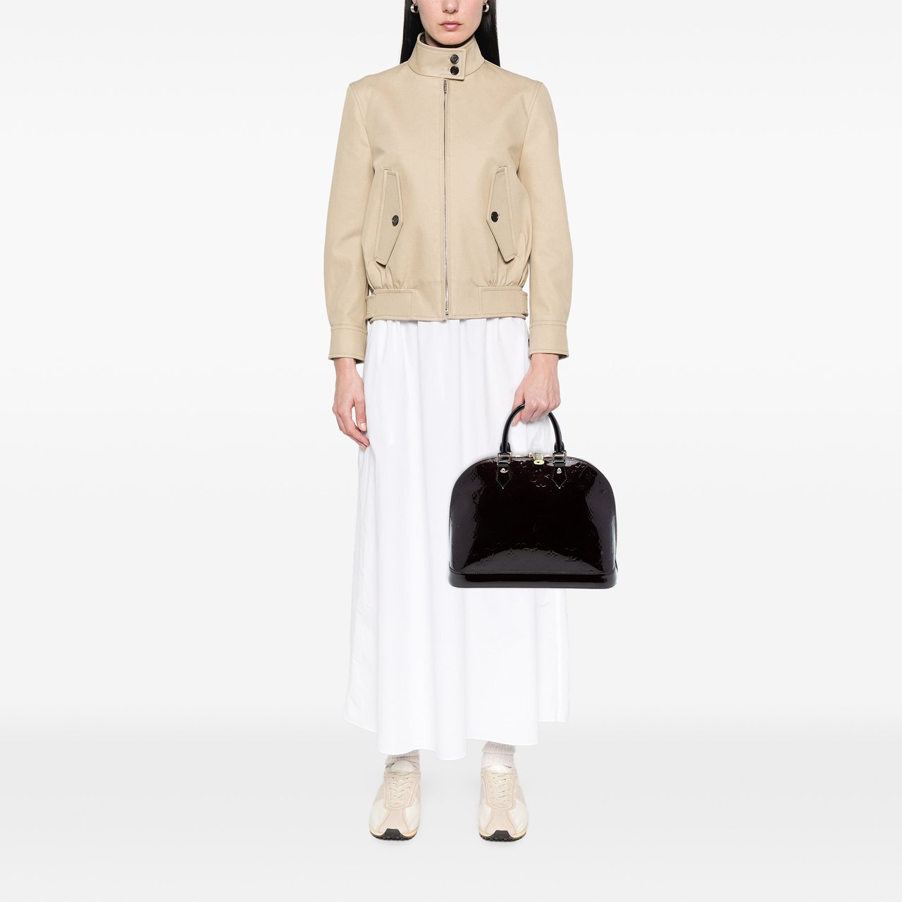 Louis Vuitton Monogram Vernis Alma MM Paars