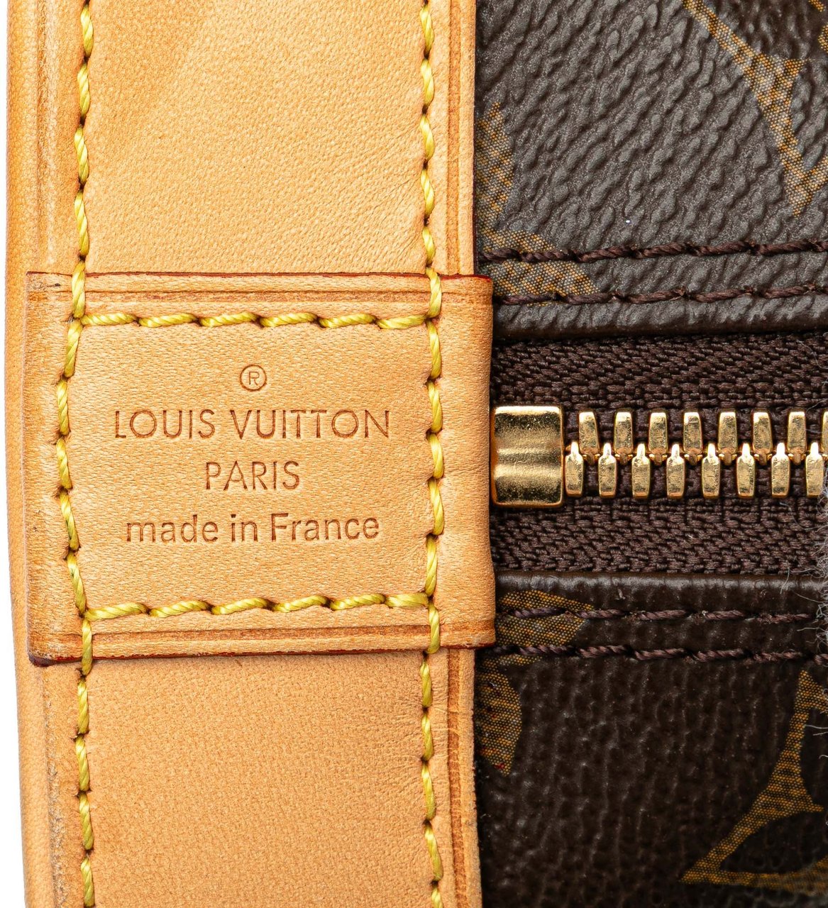 Louis Vuitton Monogram Alma BB Bruin