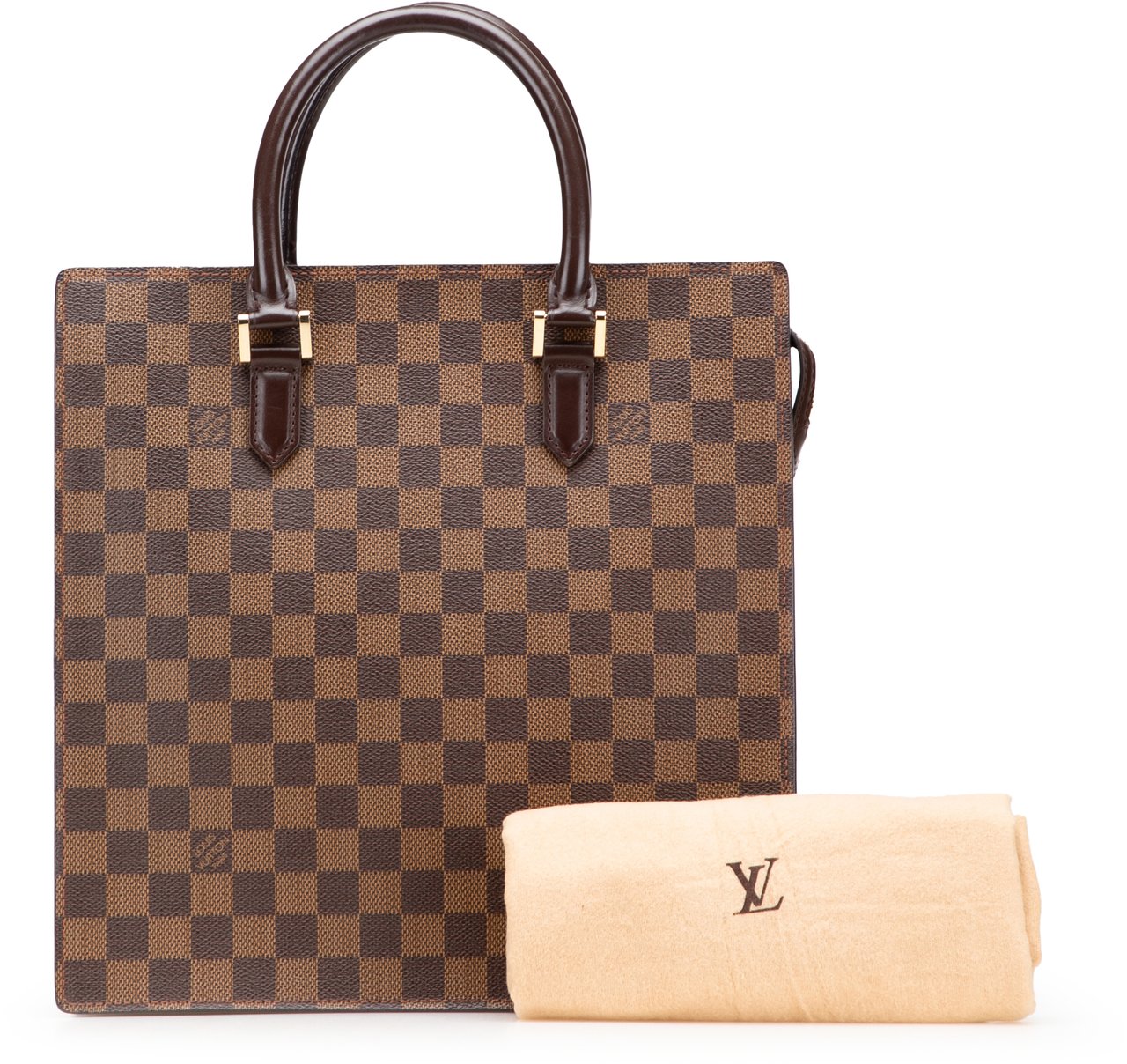 Louis Vuitton Damier Ebene Venice Sac Plat Bruin