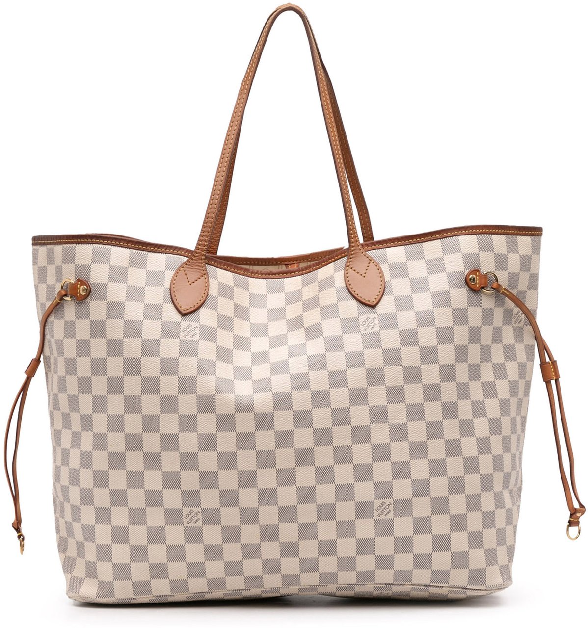 Louis Vuitton Damier Azur Neverfull GM Wit