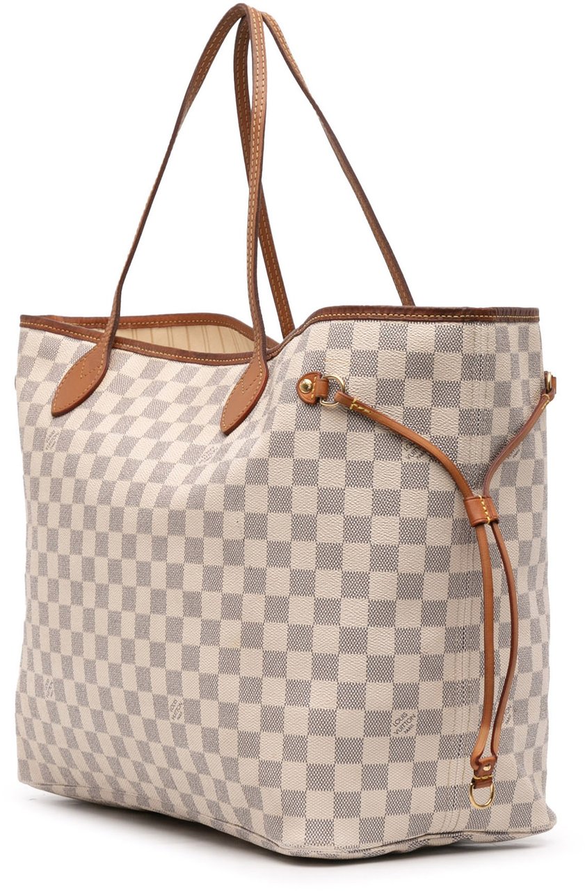 Louis Vuitton Damier Azur Neverfull GM Wit