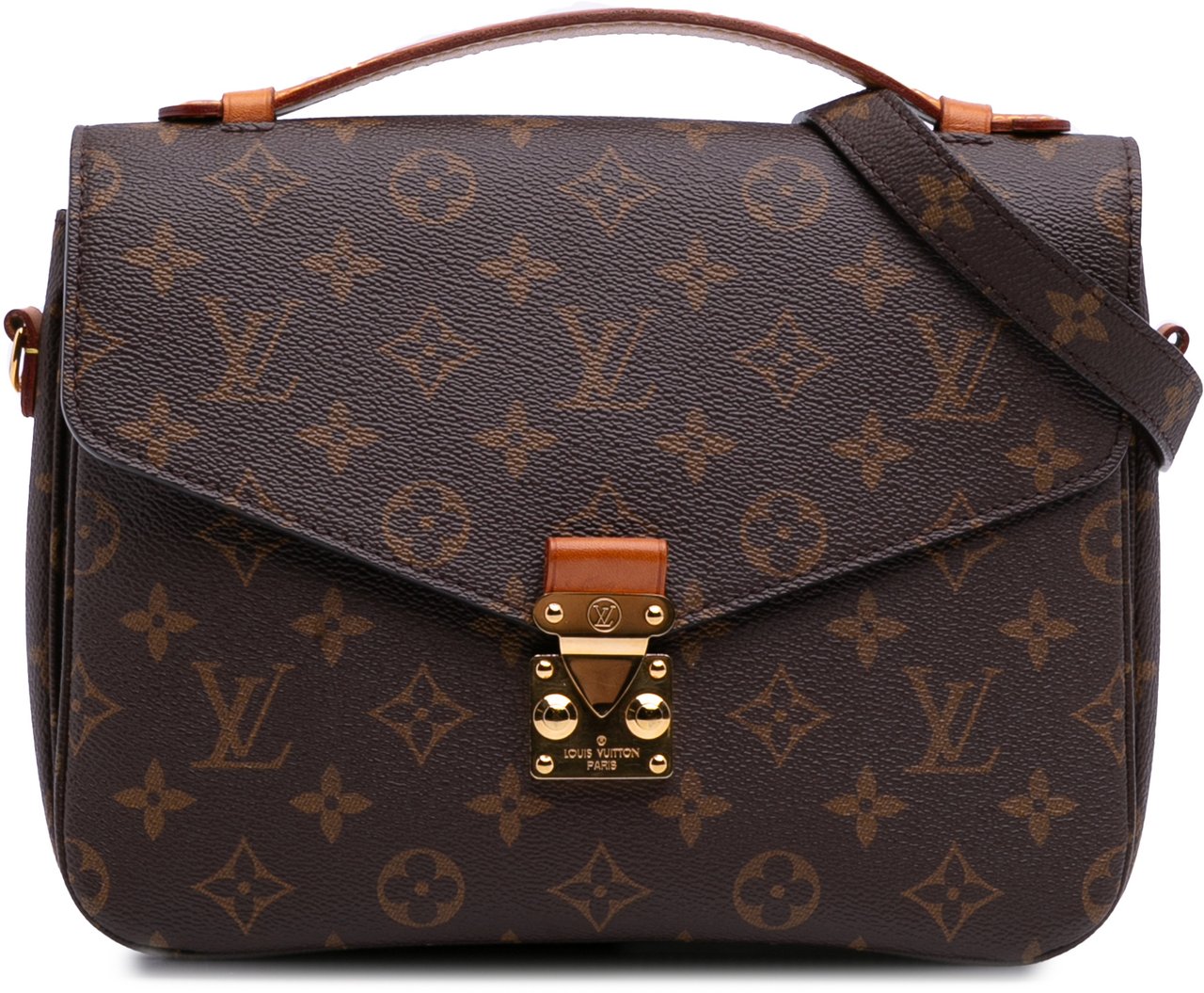 Louis Vuitton Monogram Pochette Metis Bruin