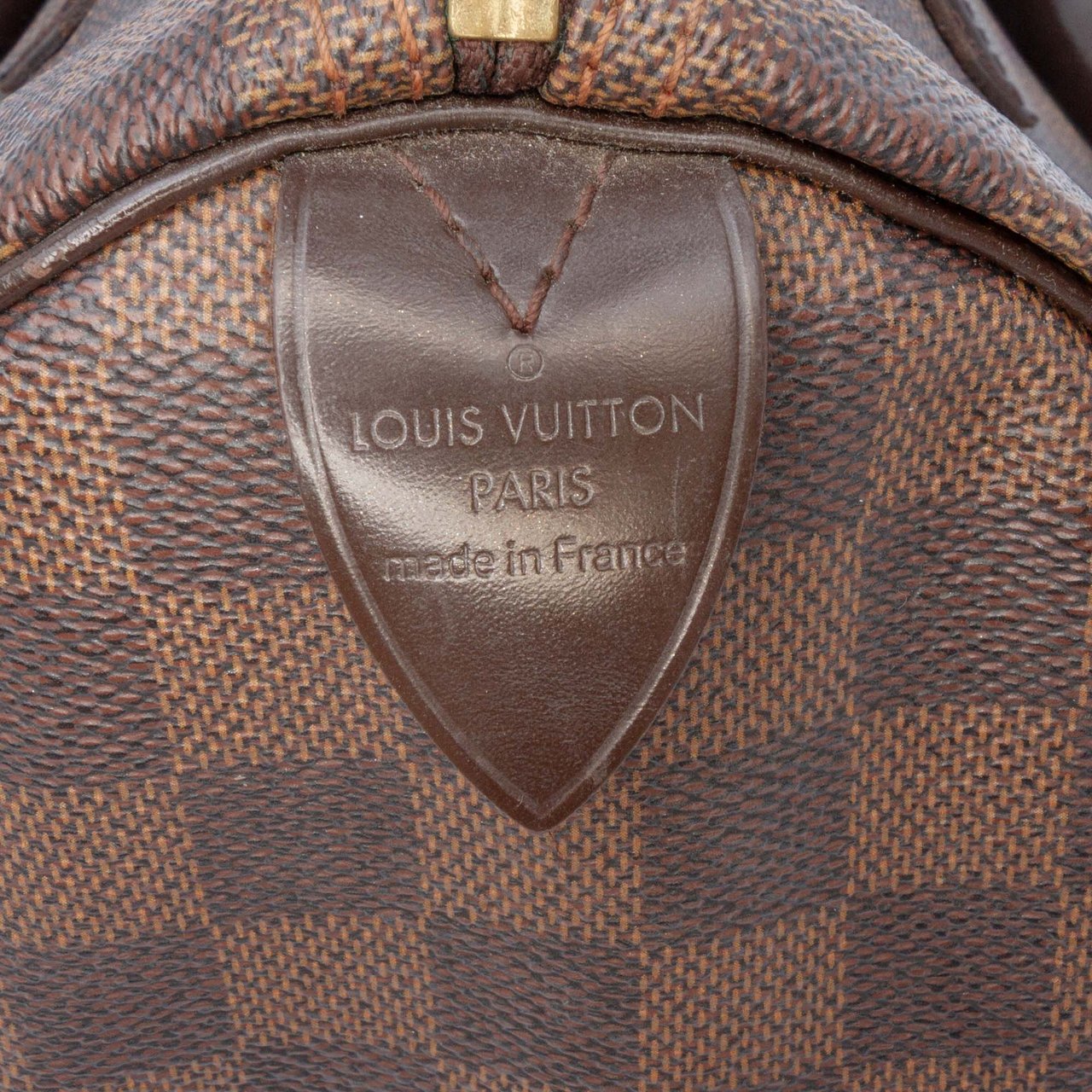 Louis Vuitton Damier Ebene Speedy 30 Bruin