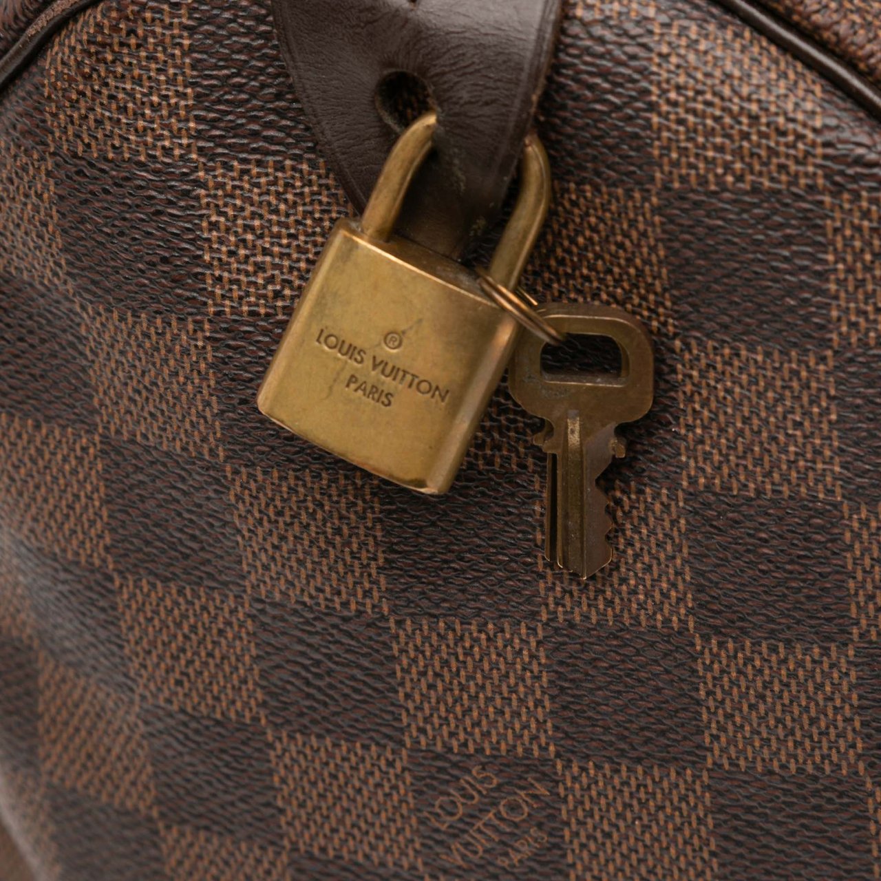 Louis Vuitton Damier Ebene Speedy 30 Bruin