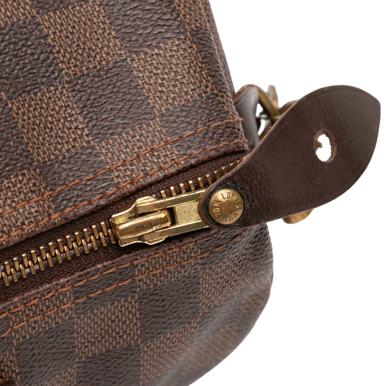 Louis Vuitton Damier Ebene Speedy 30 Bruin