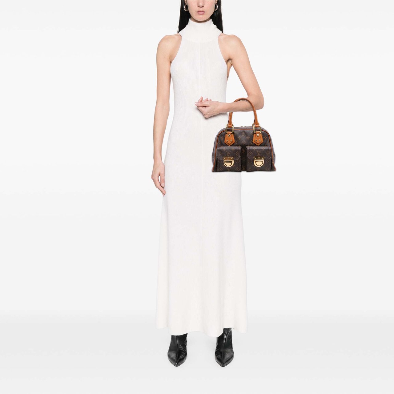 Louis Vuitton Monogram Manhattan PM Bruin