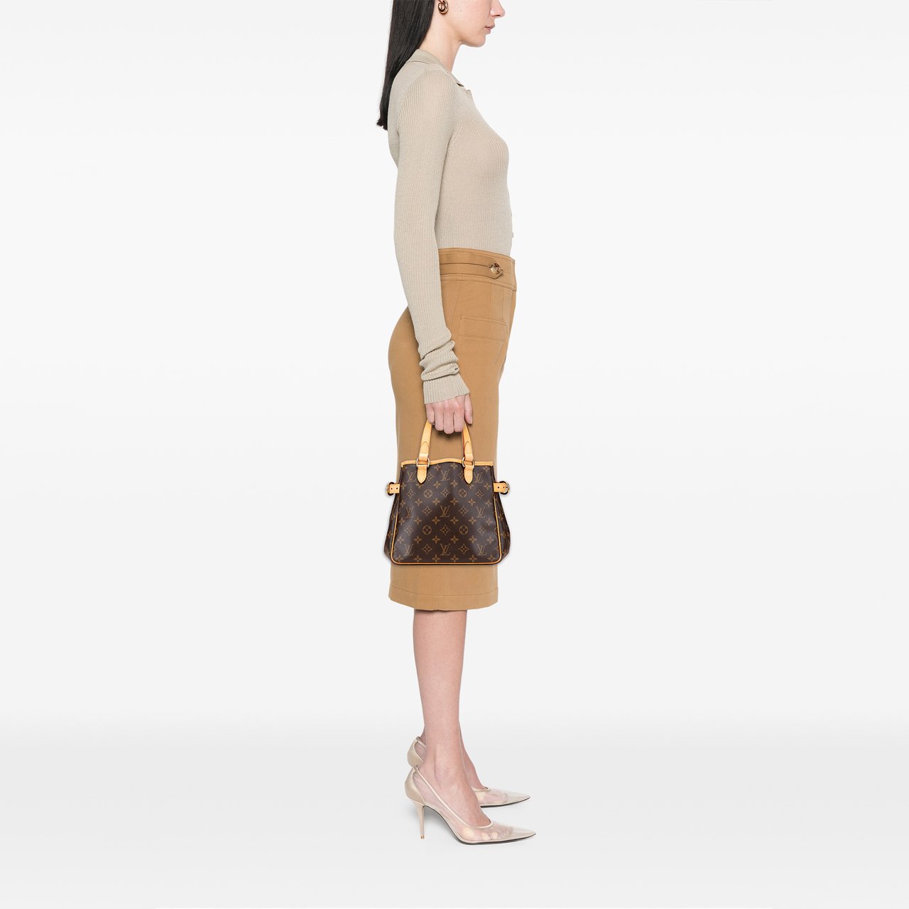 Louis Vuitton Monogram Batignolles Vertical PM Bruin