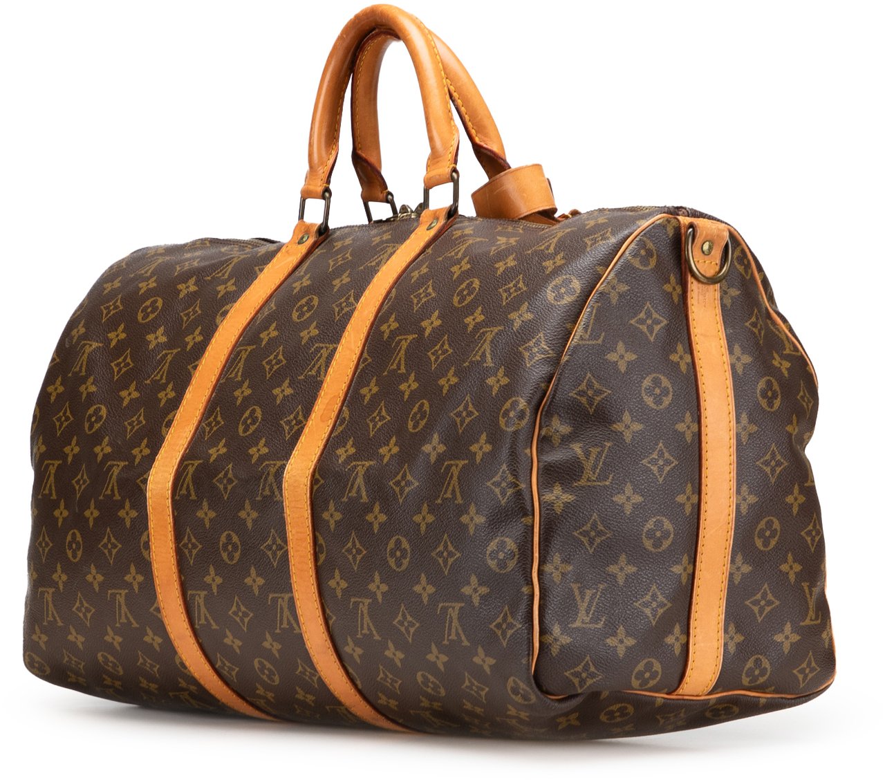 Louis Vuitton Monogram Keepall Bandouliere 50 Bruin