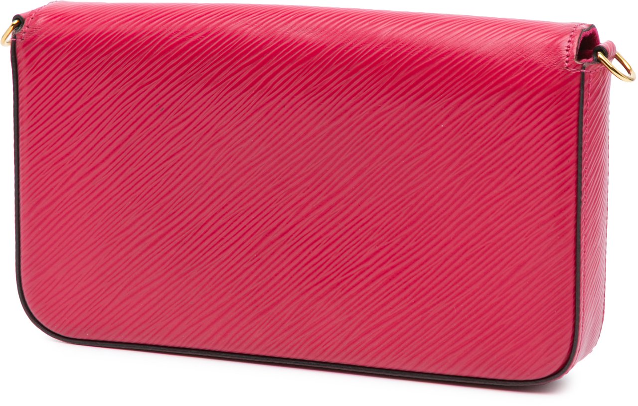 Louis Vuitton Epi Pochette Felicie Patchwork Roze