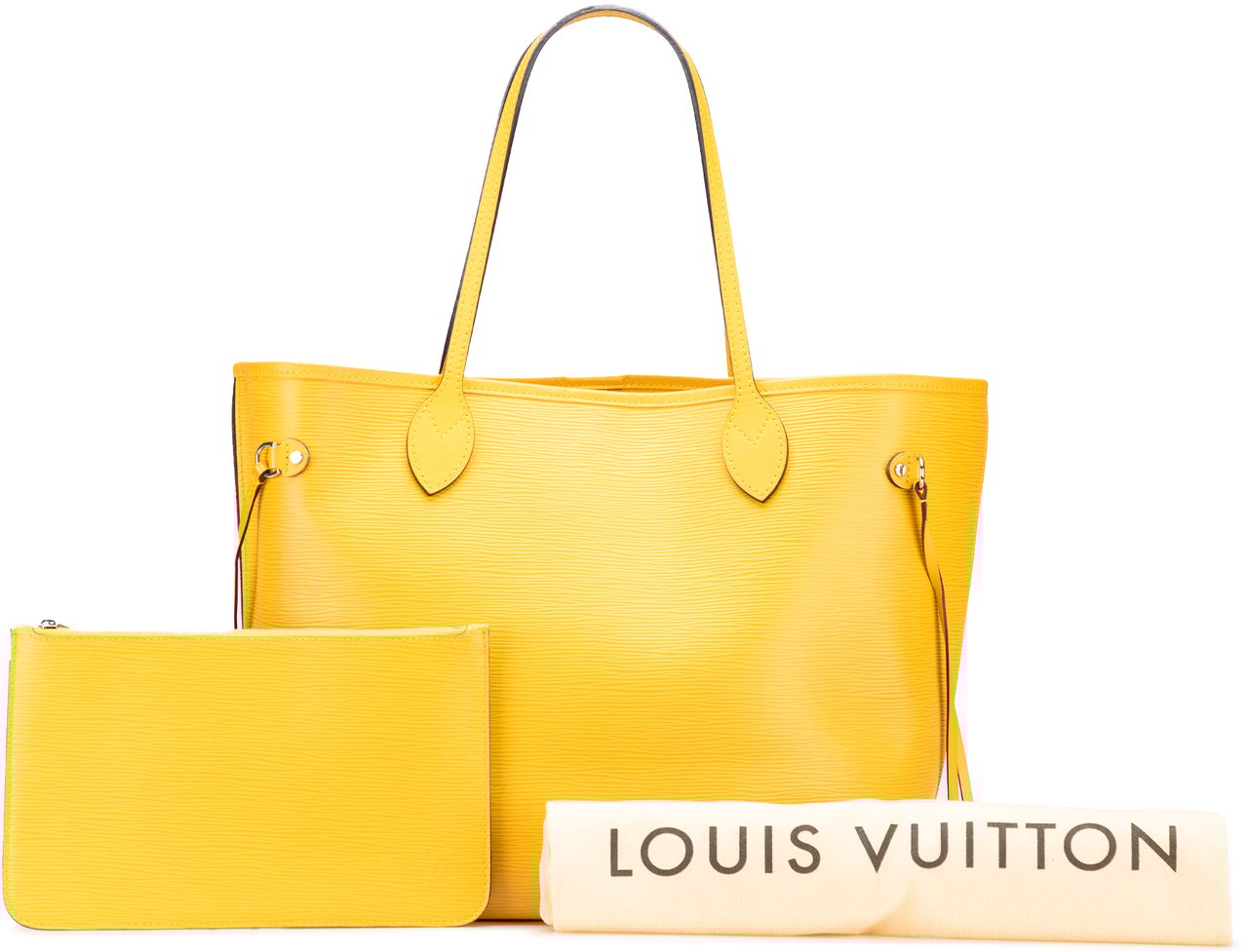 Louis Vuitton Epi Neverfull MM Geel