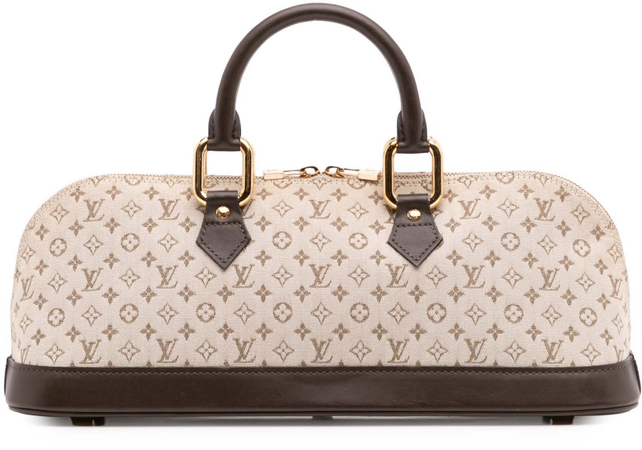 Louis Vuitton Monogram Mini Lin Alma Horizontal Bruin