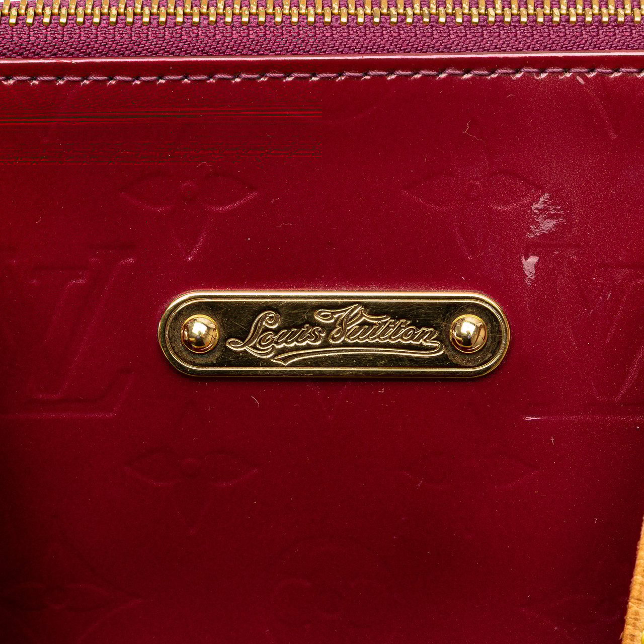 Louis Vuitton Monogram Vernis Bellevue PM Rood