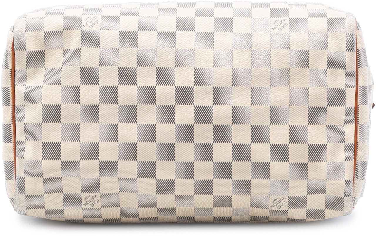 Louis Vuitton Damier Azur Speedy 30 Wit