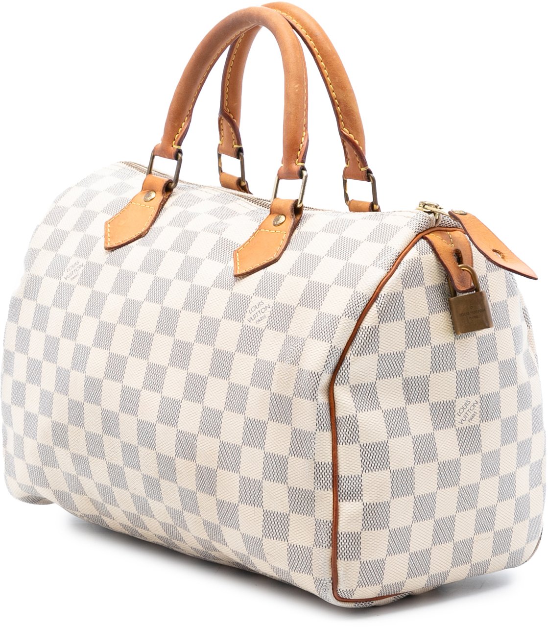 Louis Vuitton Damier Azur Speedy 30 Wit
