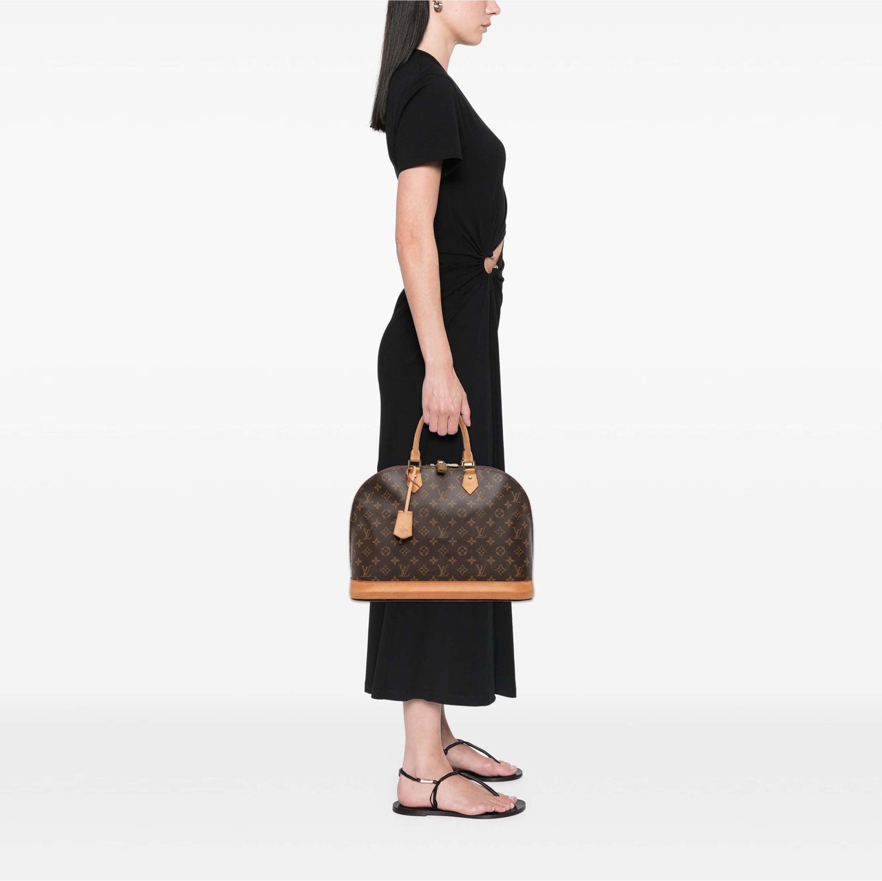 Louis Vuitton Monogram Alma GM Bruin