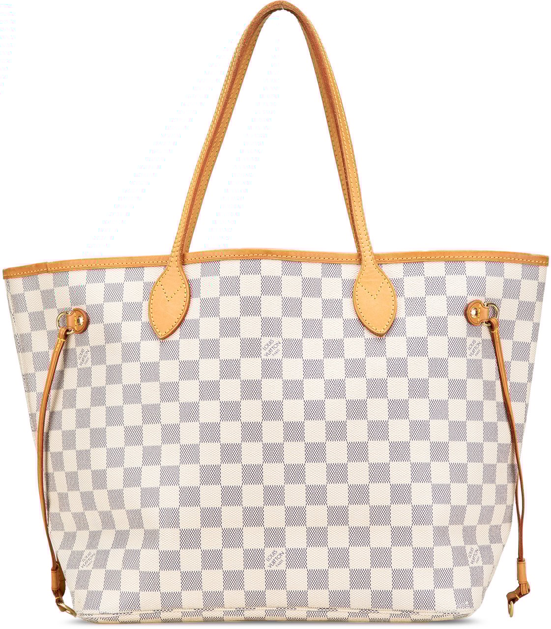 Louis Vuitton Damier Azur Neverfull MM Wit