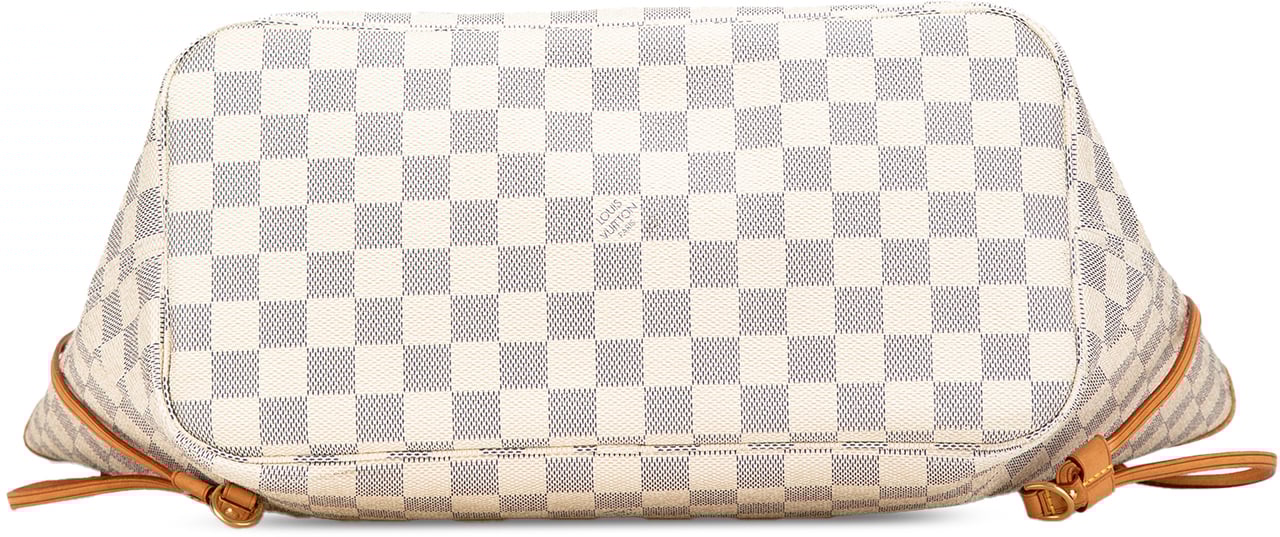 Louis Vuitton Damier Azur Neverfull MM Wit