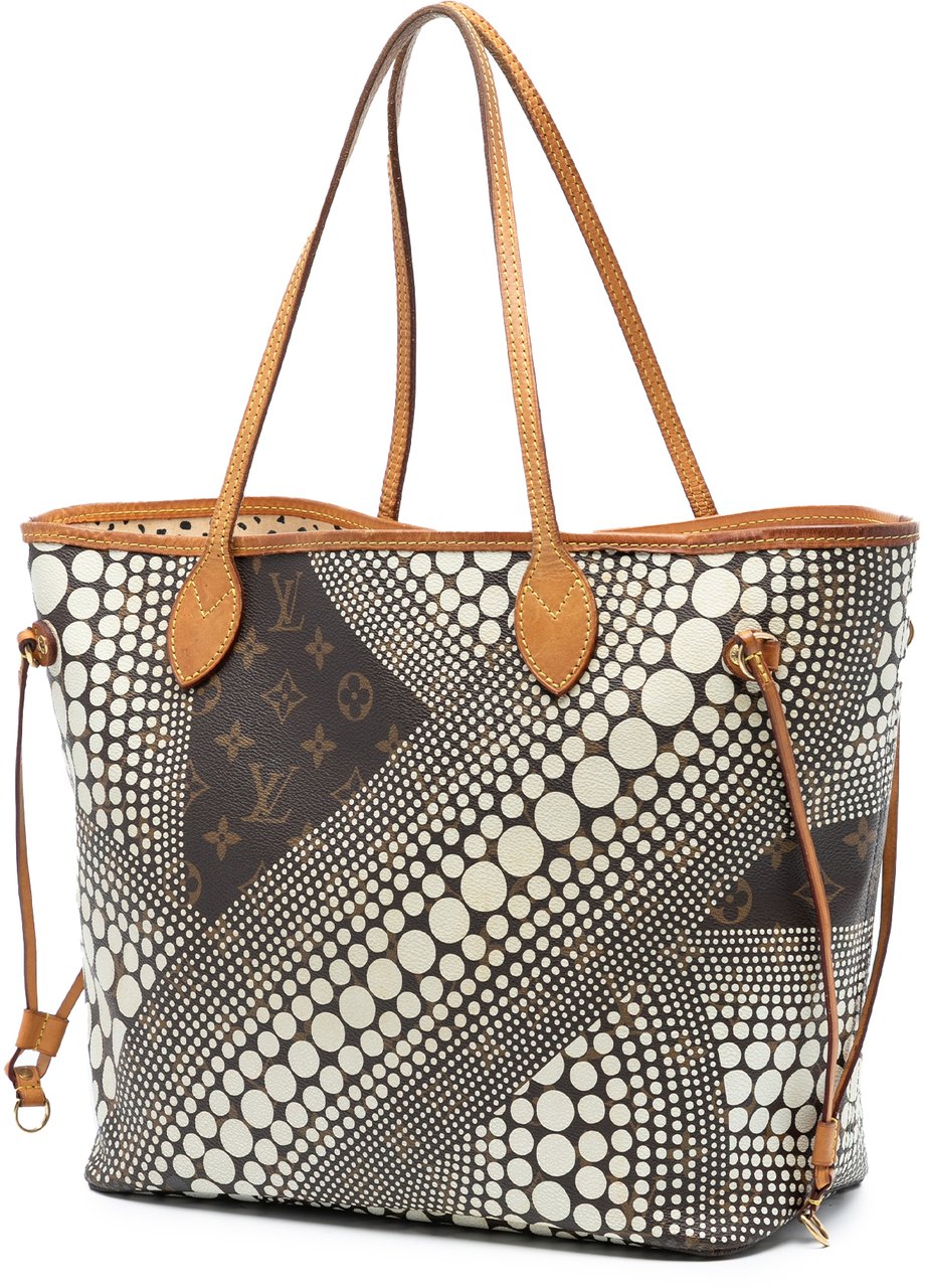 Louis Vuitton Yayoi Kusama Monogram Neverfull MM Bruin