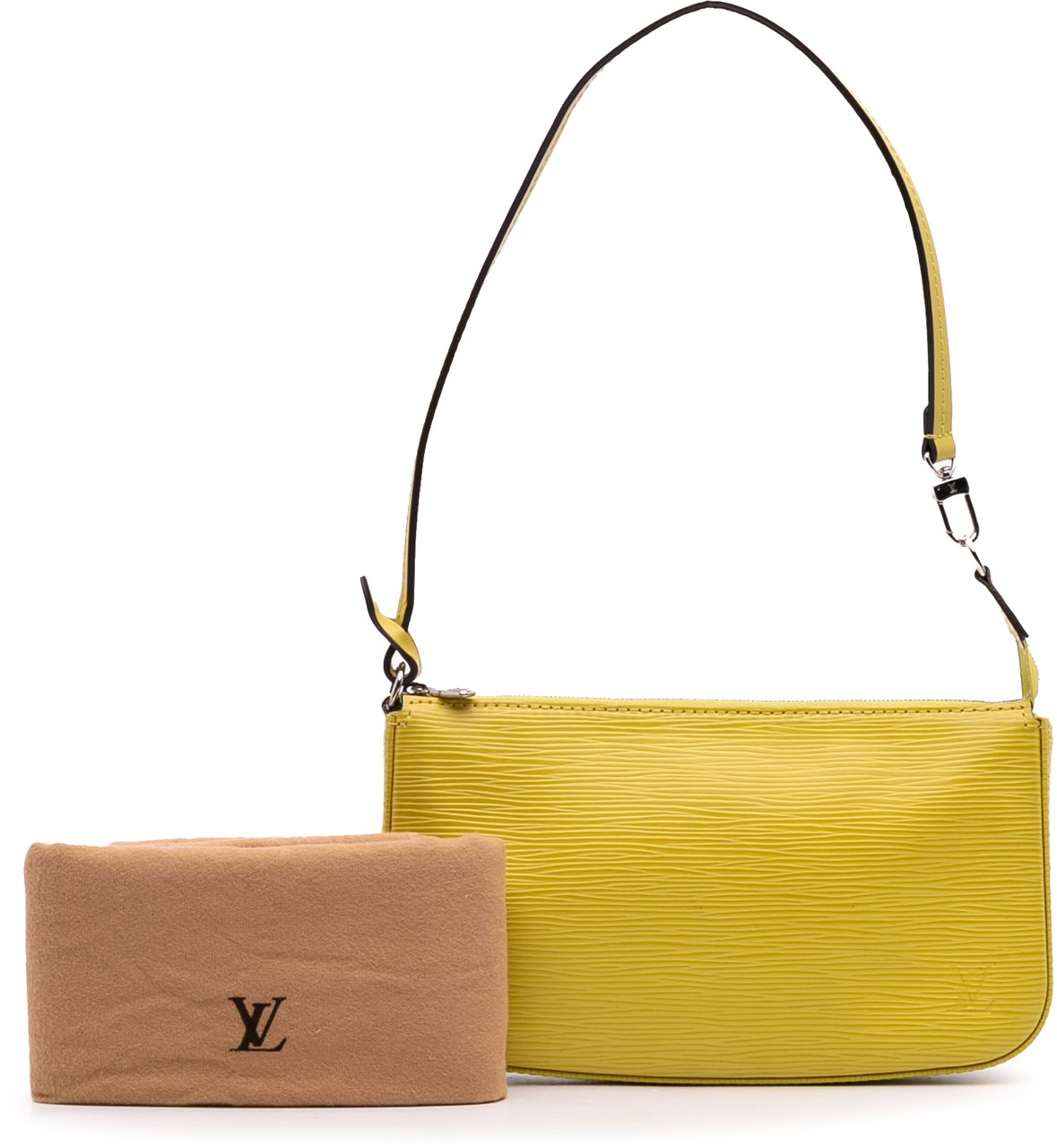 Louis Vuitton Epi Pochette Accessoires Geel