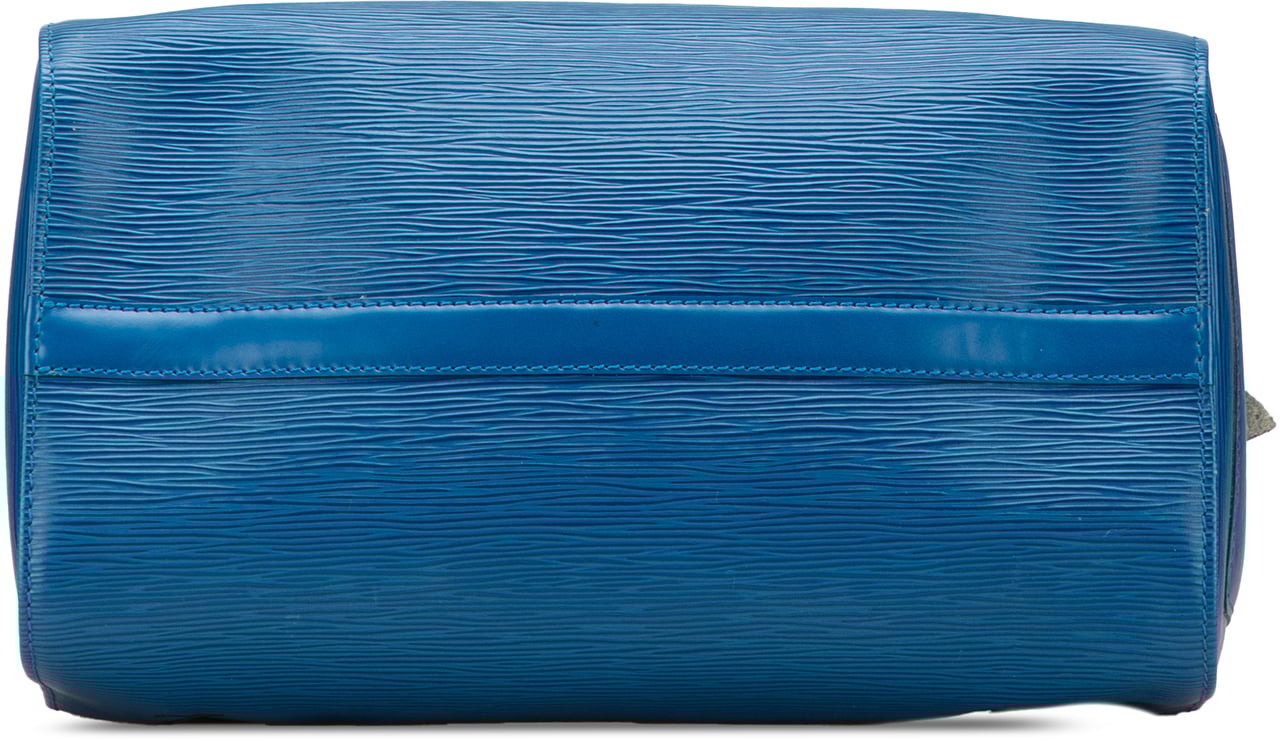 Louis Vuitton Epi Speedy 30 Blauw