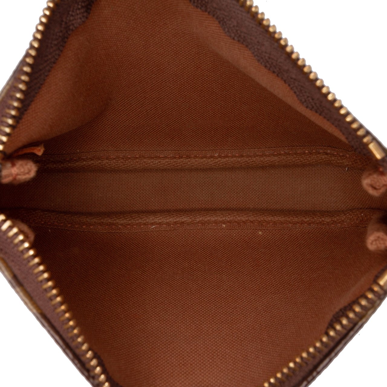 Louis Vuitton Monogram Mini Pochette Accessoires Bruin