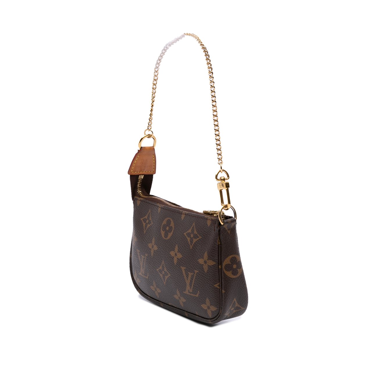 Louis Vuitton Monogram Mini Pochette Accessoires Bruin