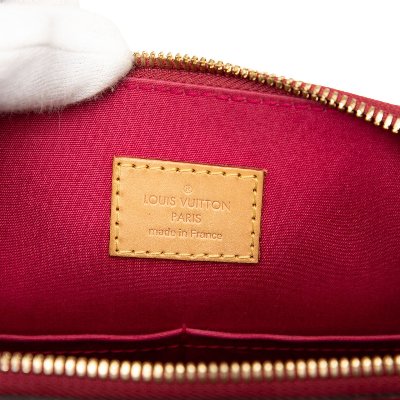 Louis Vuitton Monogram Vernis Alma PM Rood