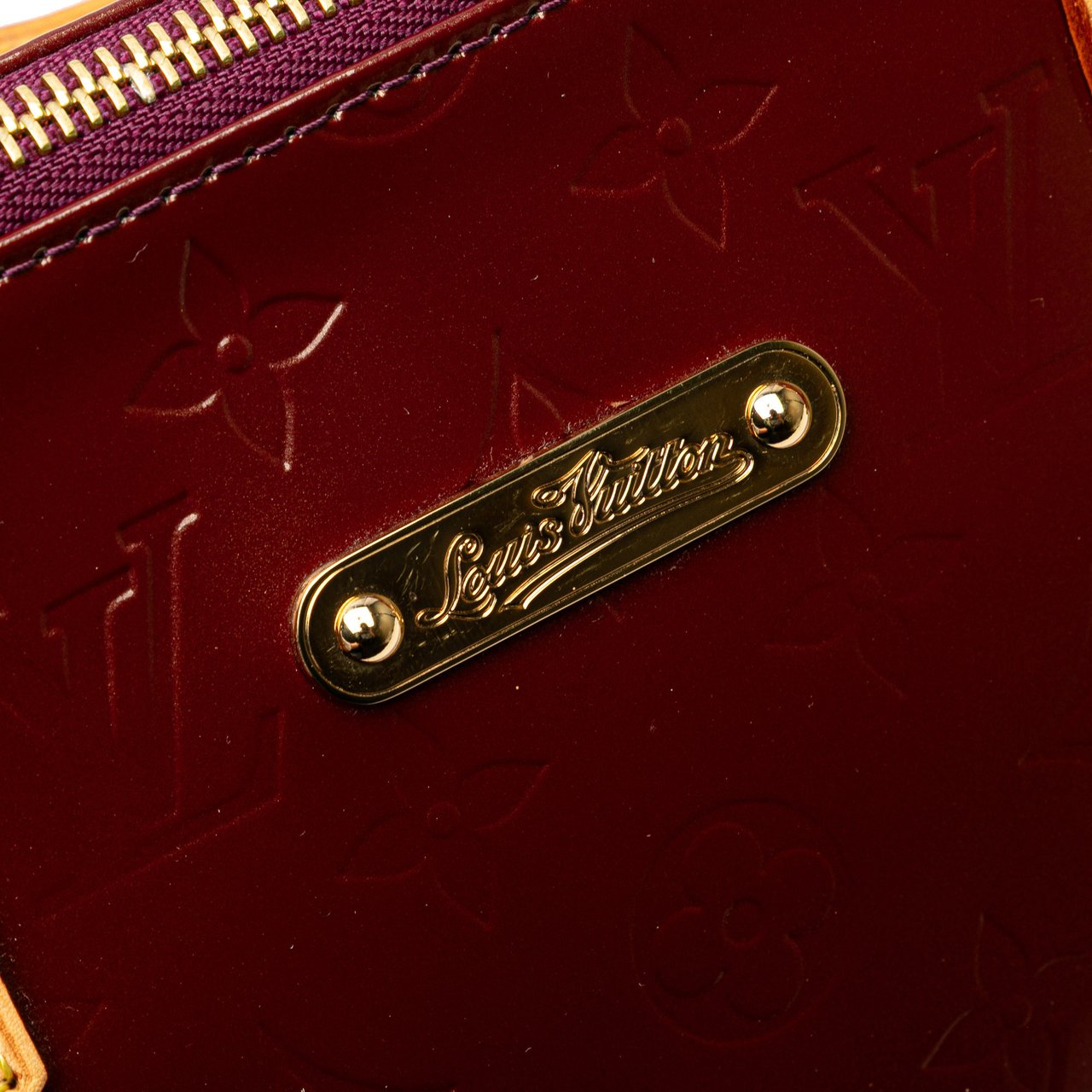 Louis Vuitton Monogram Vernis Bellevue PM Rood