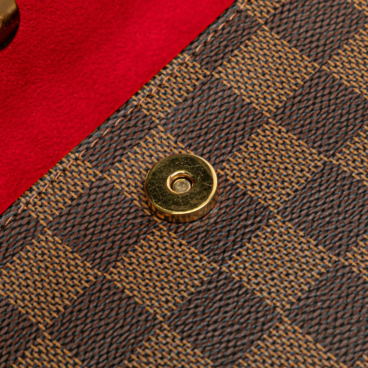 Louis Vuitton Damier Ebene Pochette Florentine Bruin