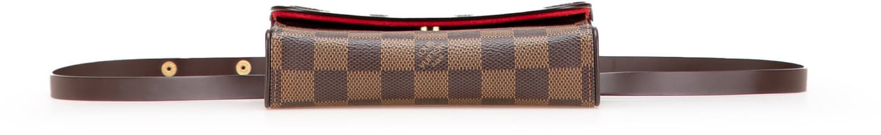 Louis Vuitton Damier Ebene Pochette Florentine Bruin