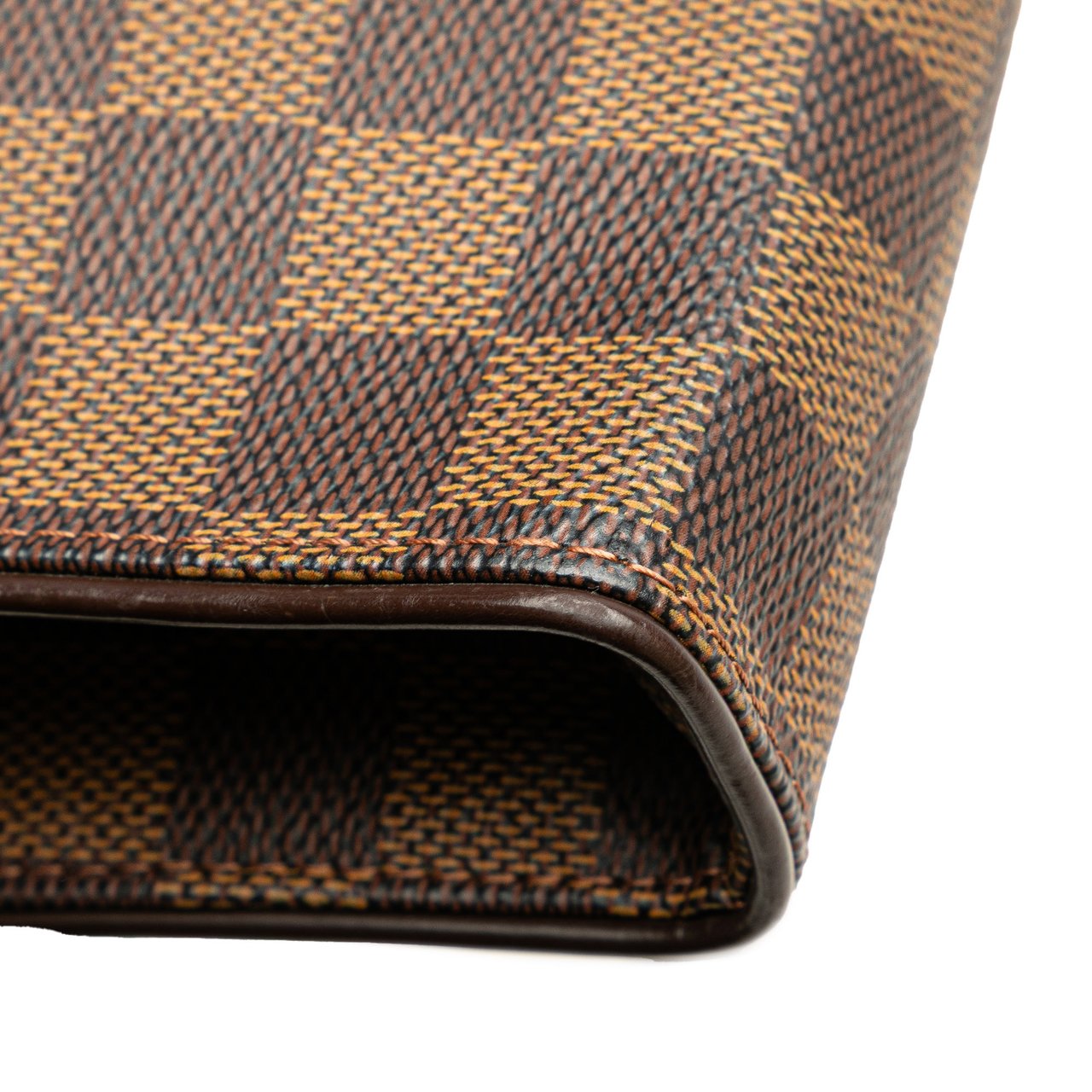 Louis Vuitton Damier Ebene Pochette Florentine Bruin