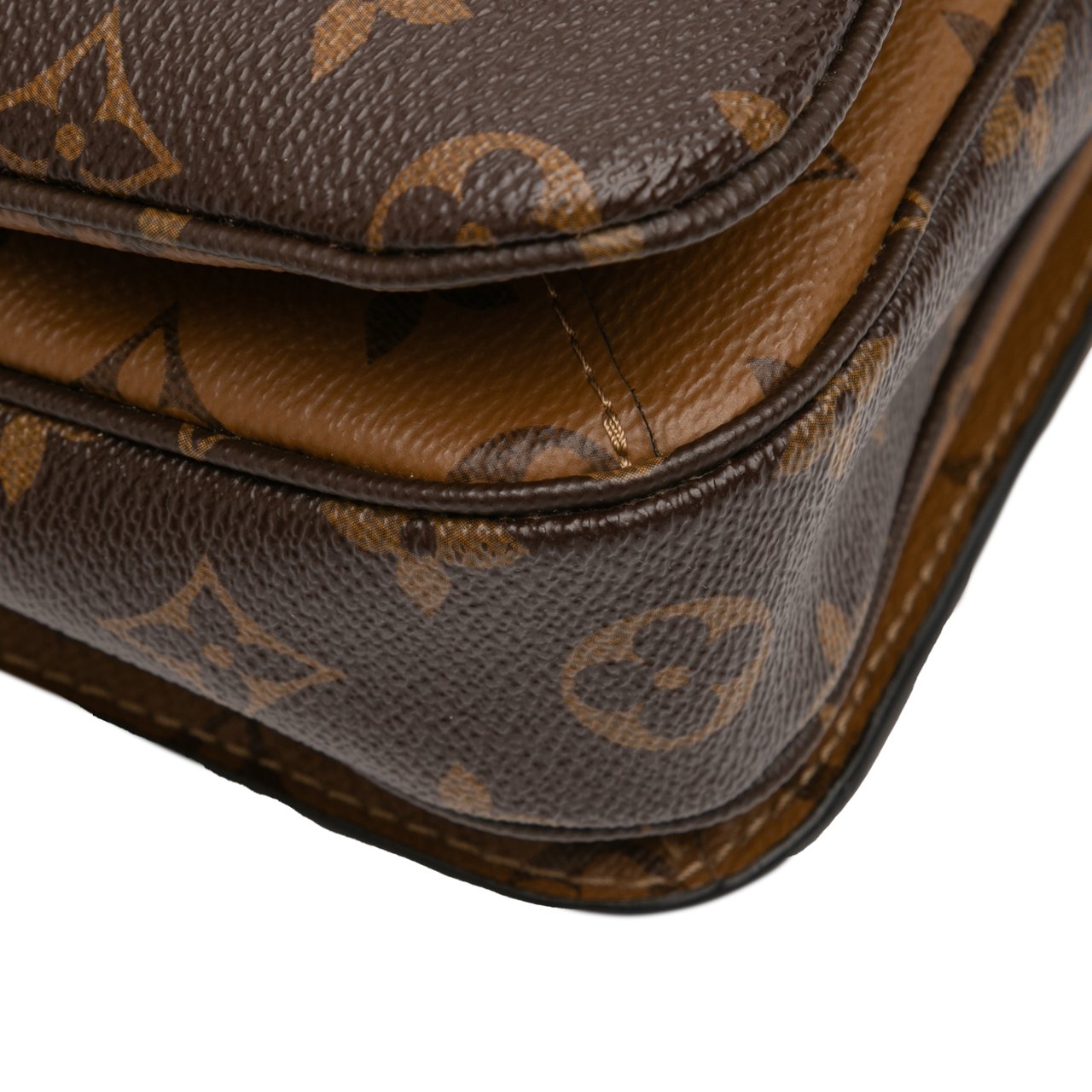 Louis Vuitton Monogram Reverse Pochette Metis Bruin