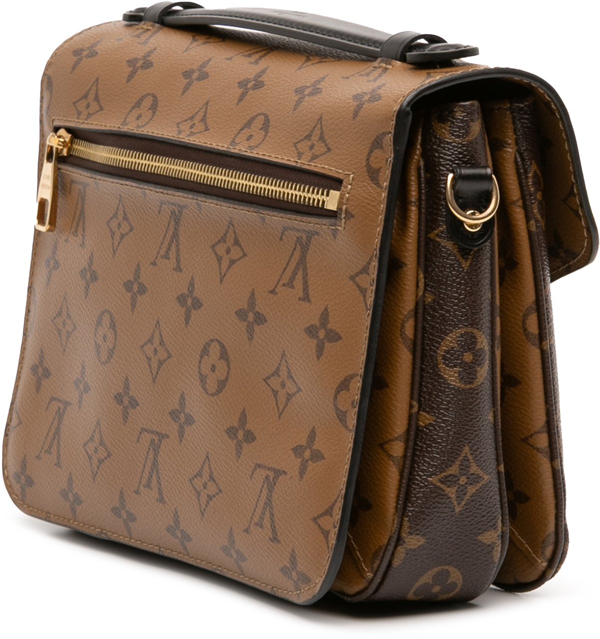 Louis Vuitton Monogram Reverse Pochette Metis Bruin