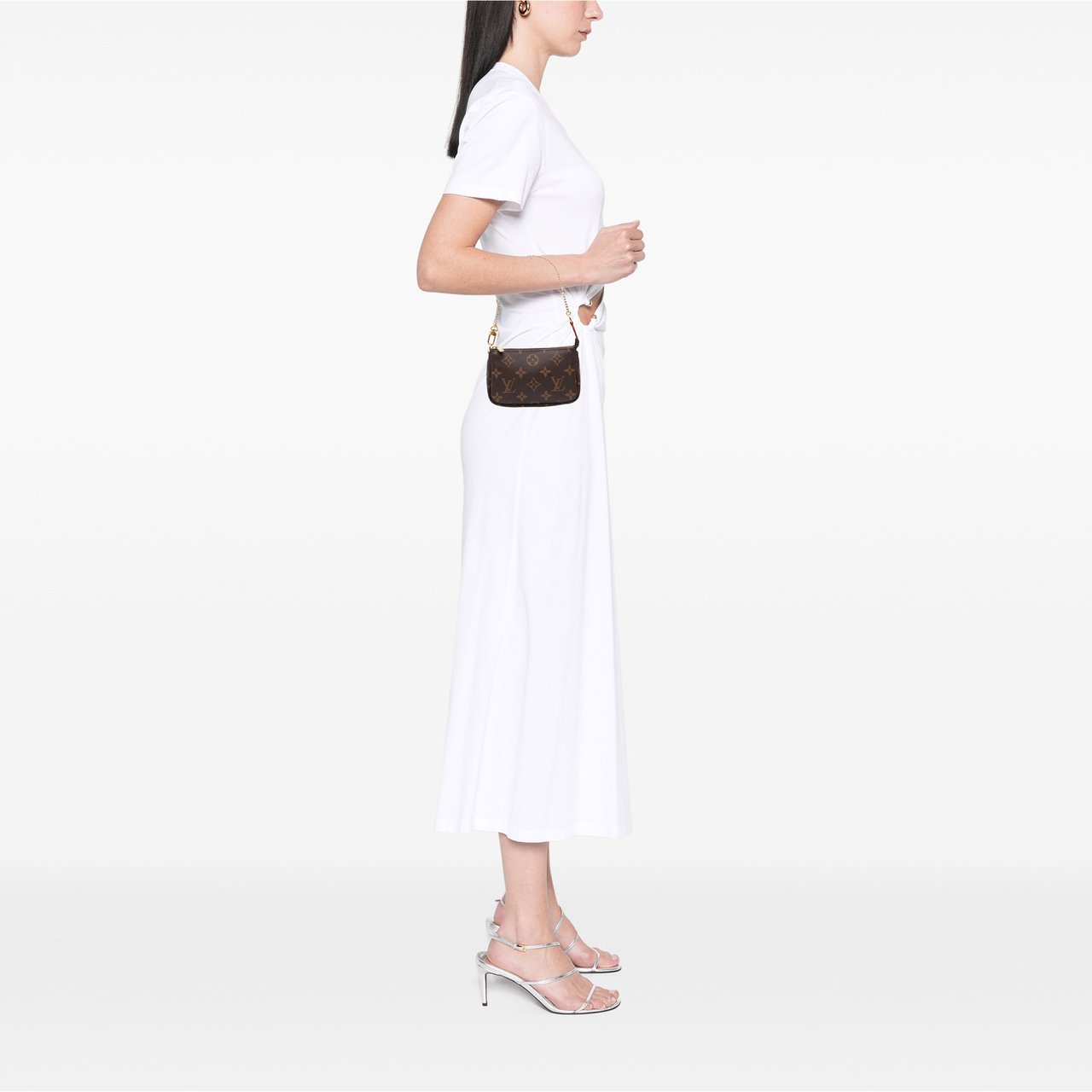 Louis Vuitton Monogram Mini Pochette Accessoires Bruin