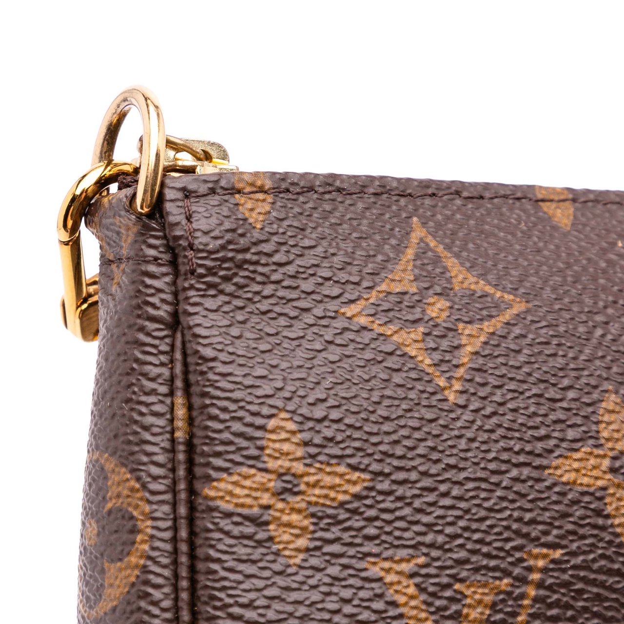 Louis Vuitton Monogram Mini Pochette Accessoires Bruin