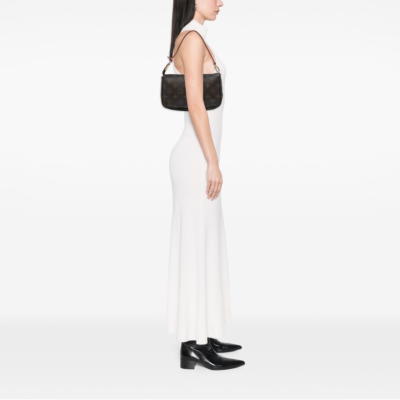 Louis Vuitton Monogram Pochette Accessoires Bruin