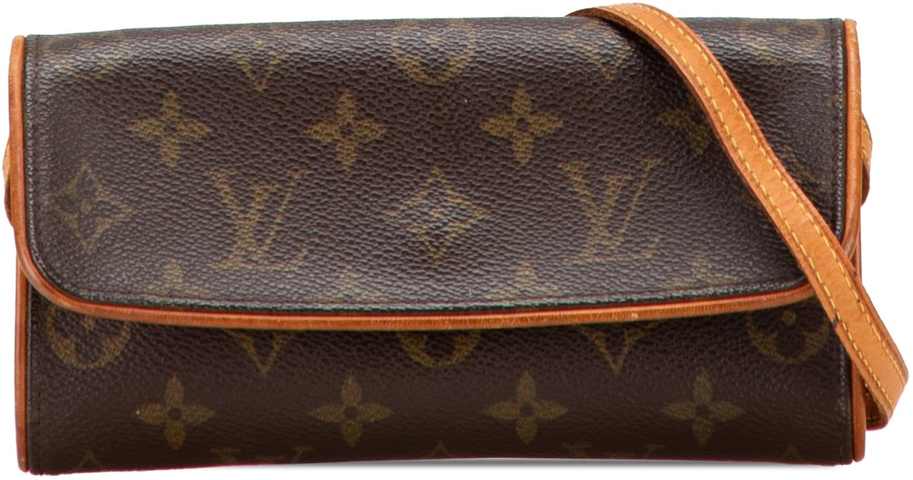Louis Vuitton Monogram Pochette Twin PM Bruin