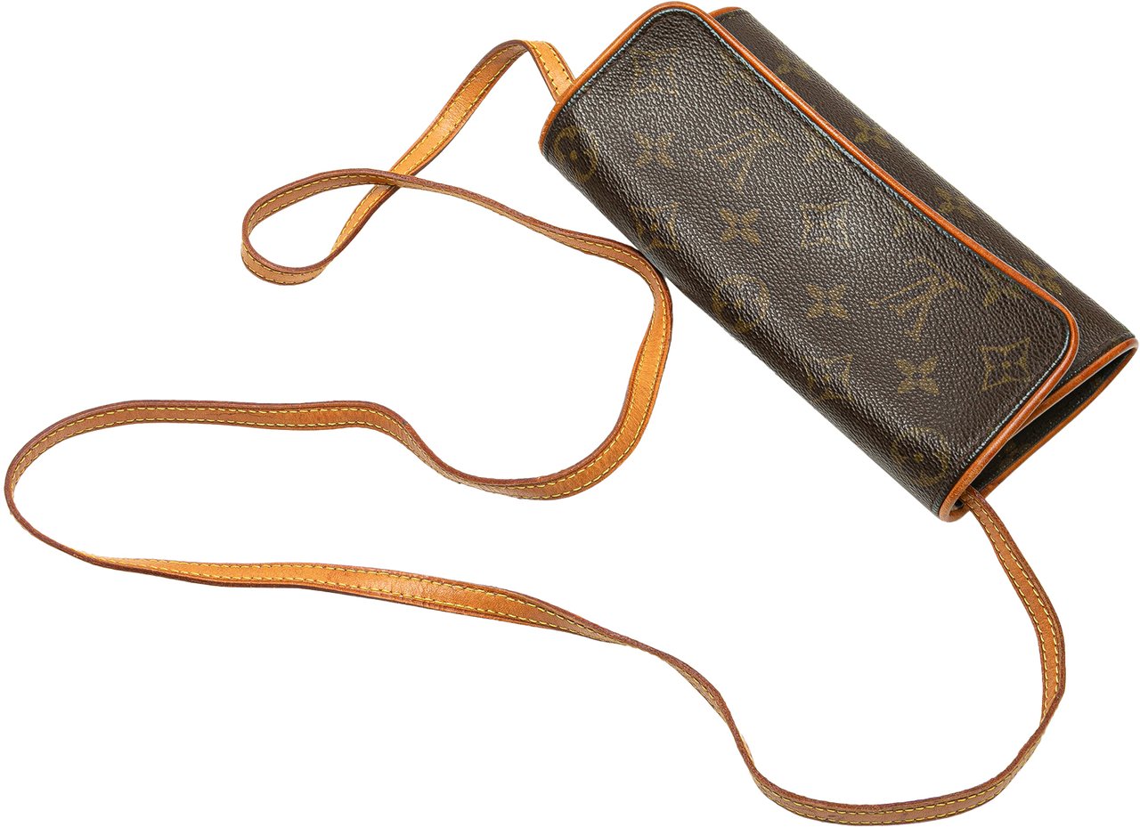 Louis Vuitton Monogram Pochette Twin PM Bruin