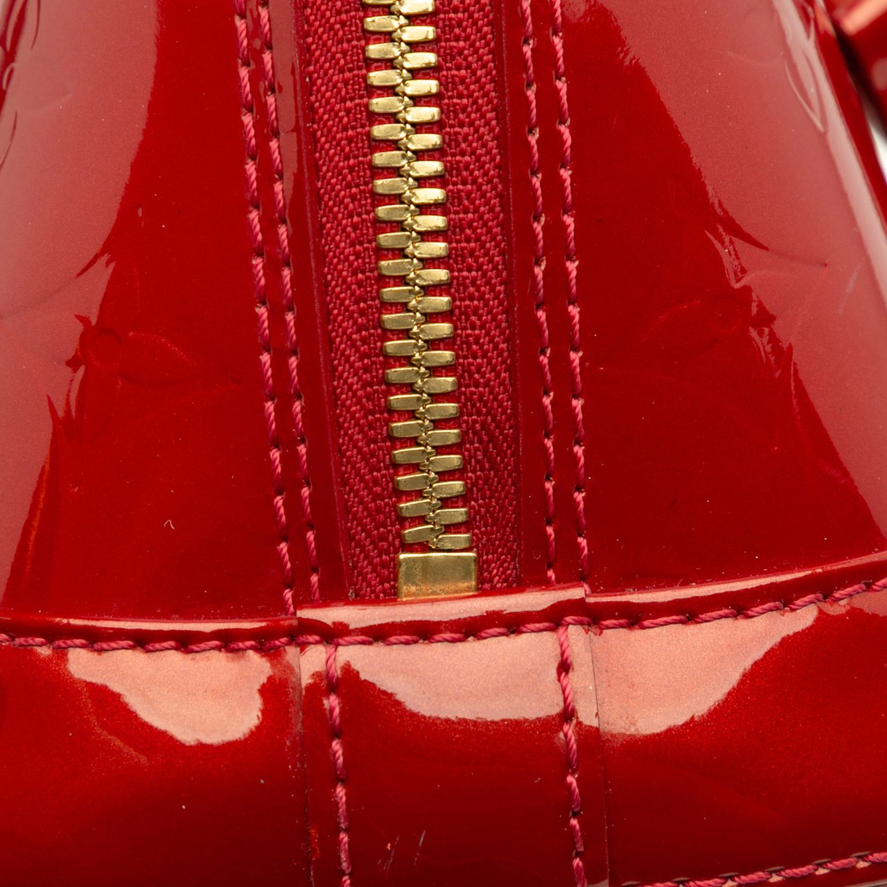 Louis Vuitton Monogram Vernis Alma BB Rood