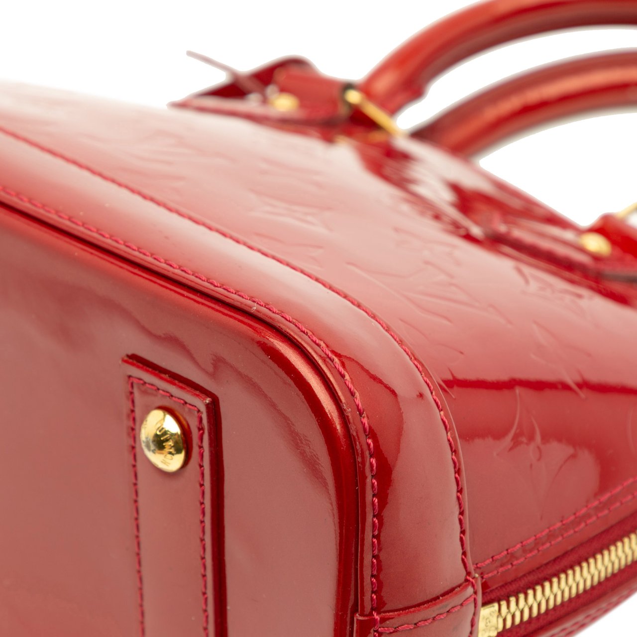 Louis Vuitton Monogram Vernis Alma BB Rood