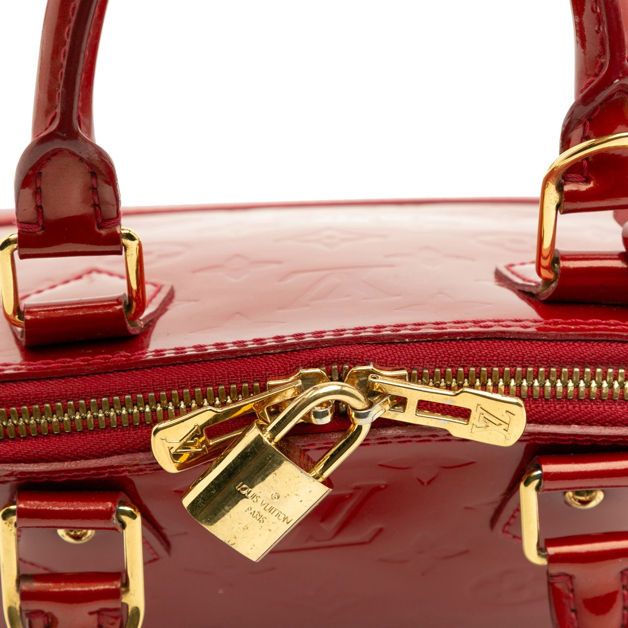 Louis Vuitton Monogram Vernis Alma BB Rood