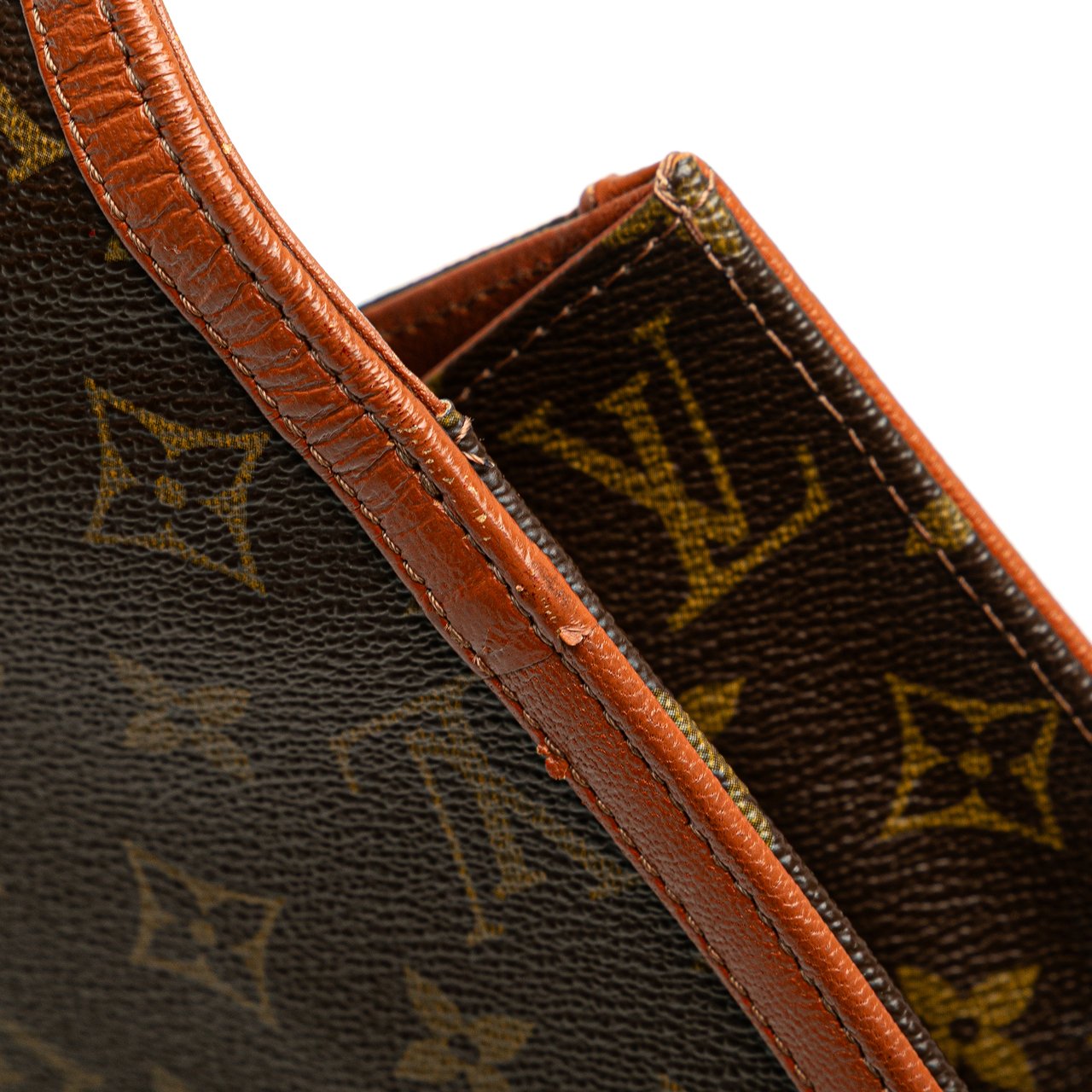 Louis Vuitton Monogram Pochette Dame GM Bruin