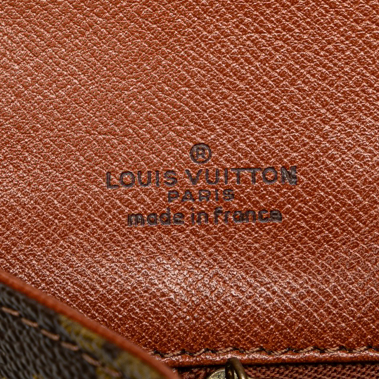 Louis Vuitton Monogram Pochette Dame GM Bruin