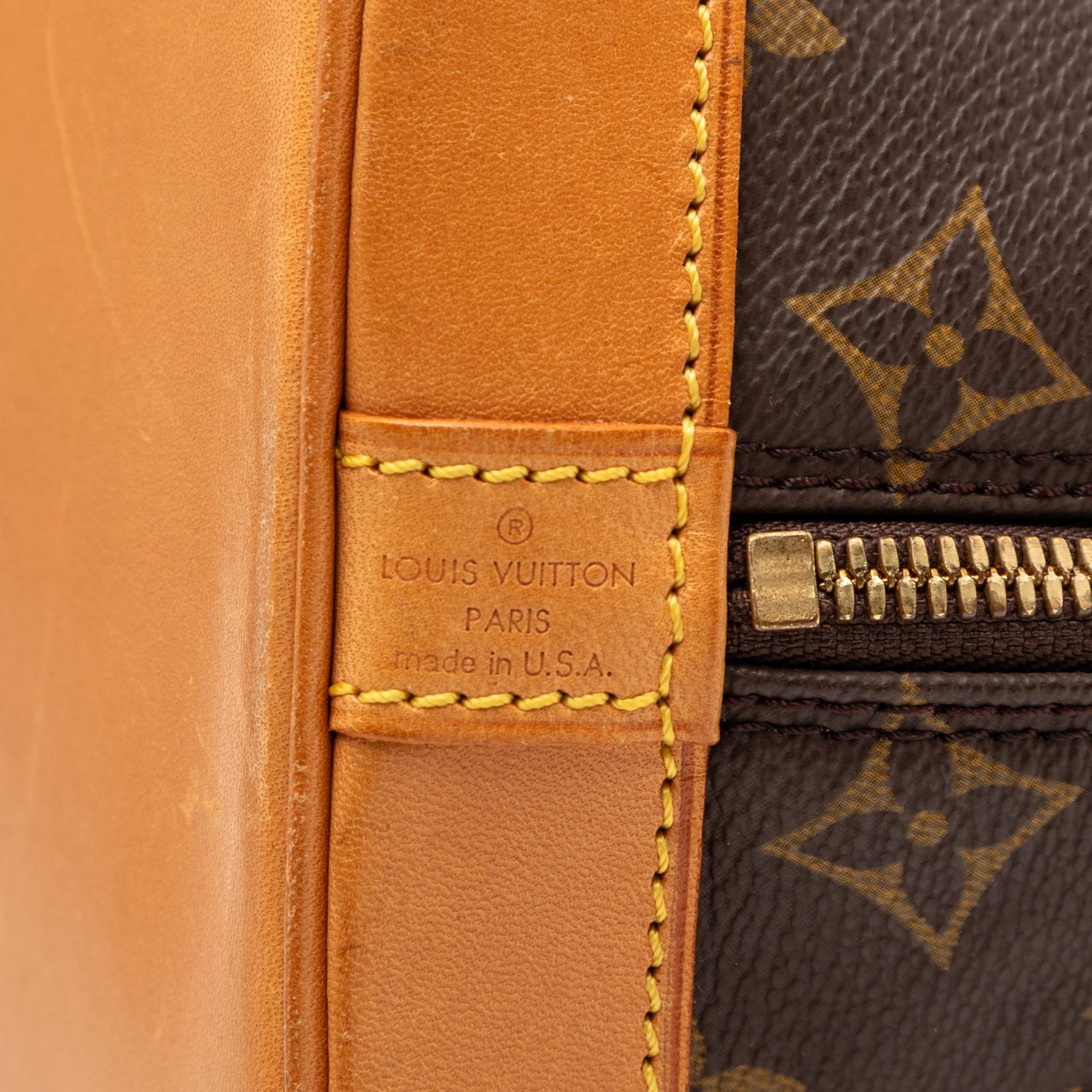 Louis Vuitton Monogram Alma PM Bruin