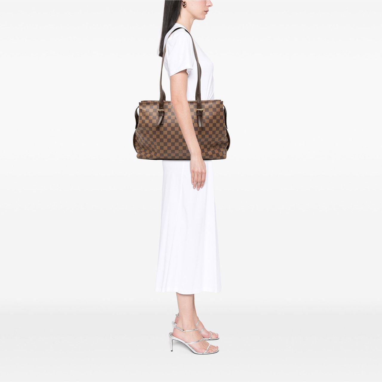 Louis Vuitton Damier Ebene Chelsea Bruin